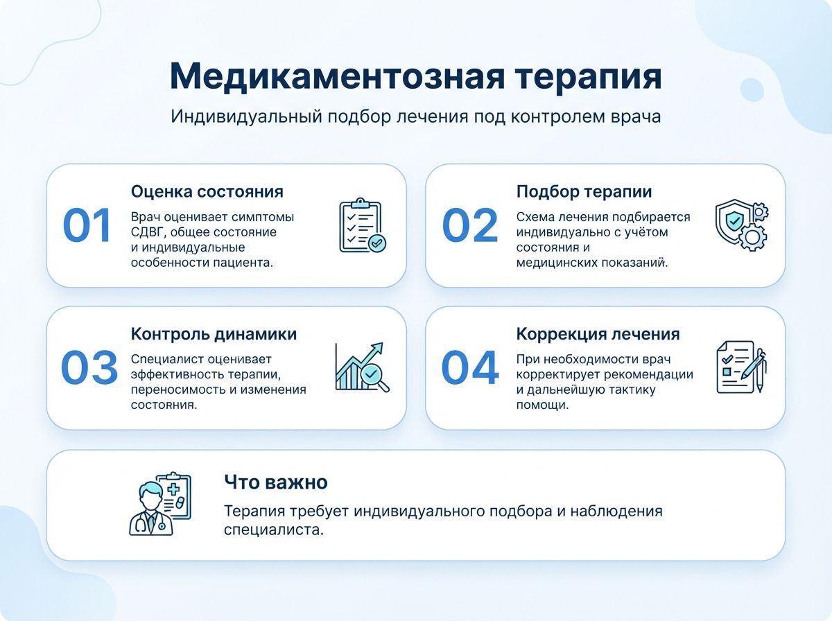 Лечение СДВГ в Балее у детей и взрослыхинфографика