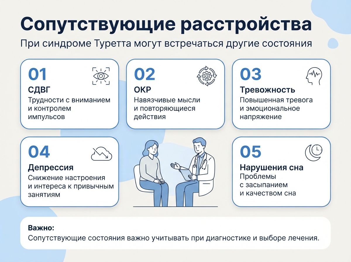 Лечение синдрома Туретта в Балее инфографика