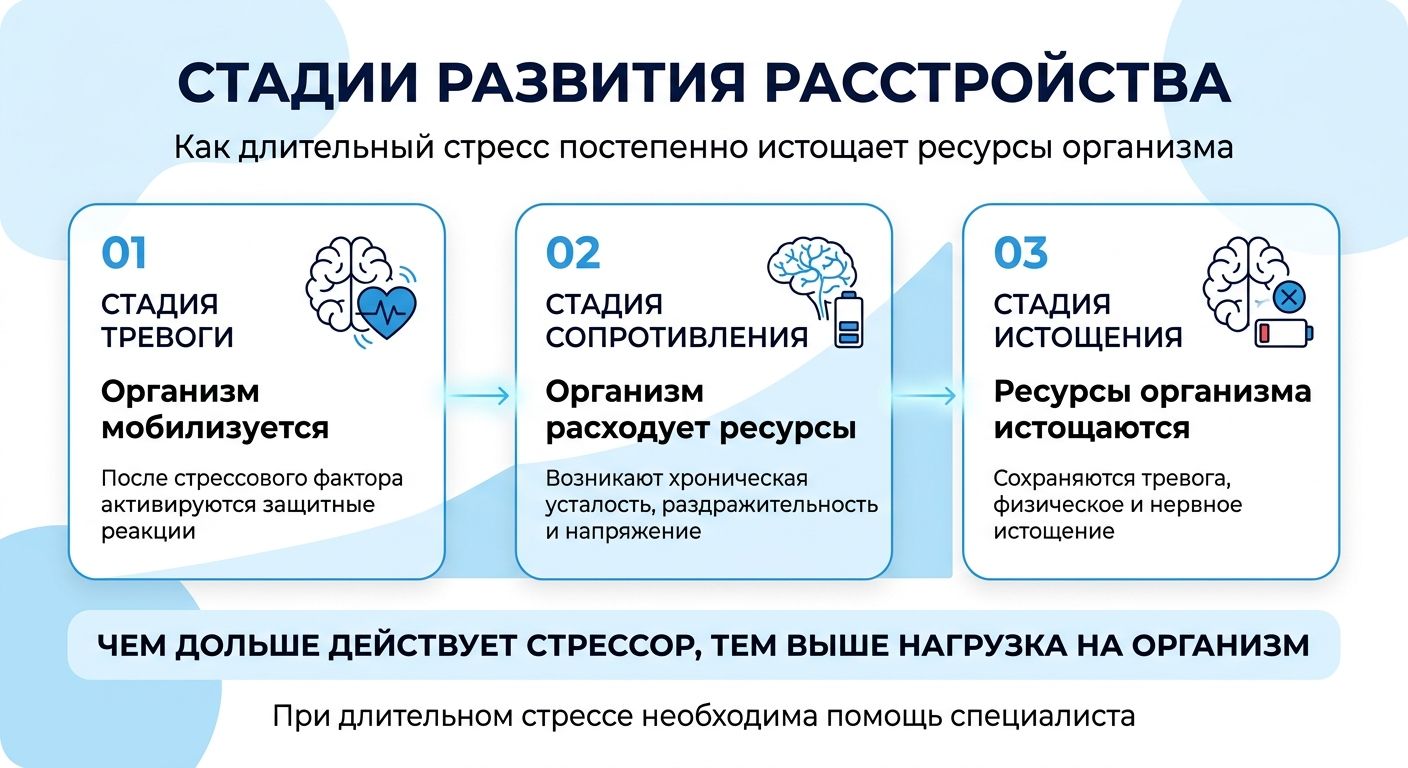 Лечение стресса в Балее инфографика